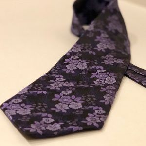Kailong Handmade 100% Silk Floral Tie
